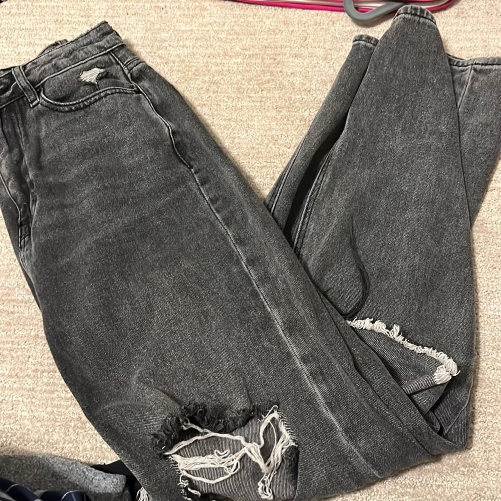 black pacsun ripped jeans